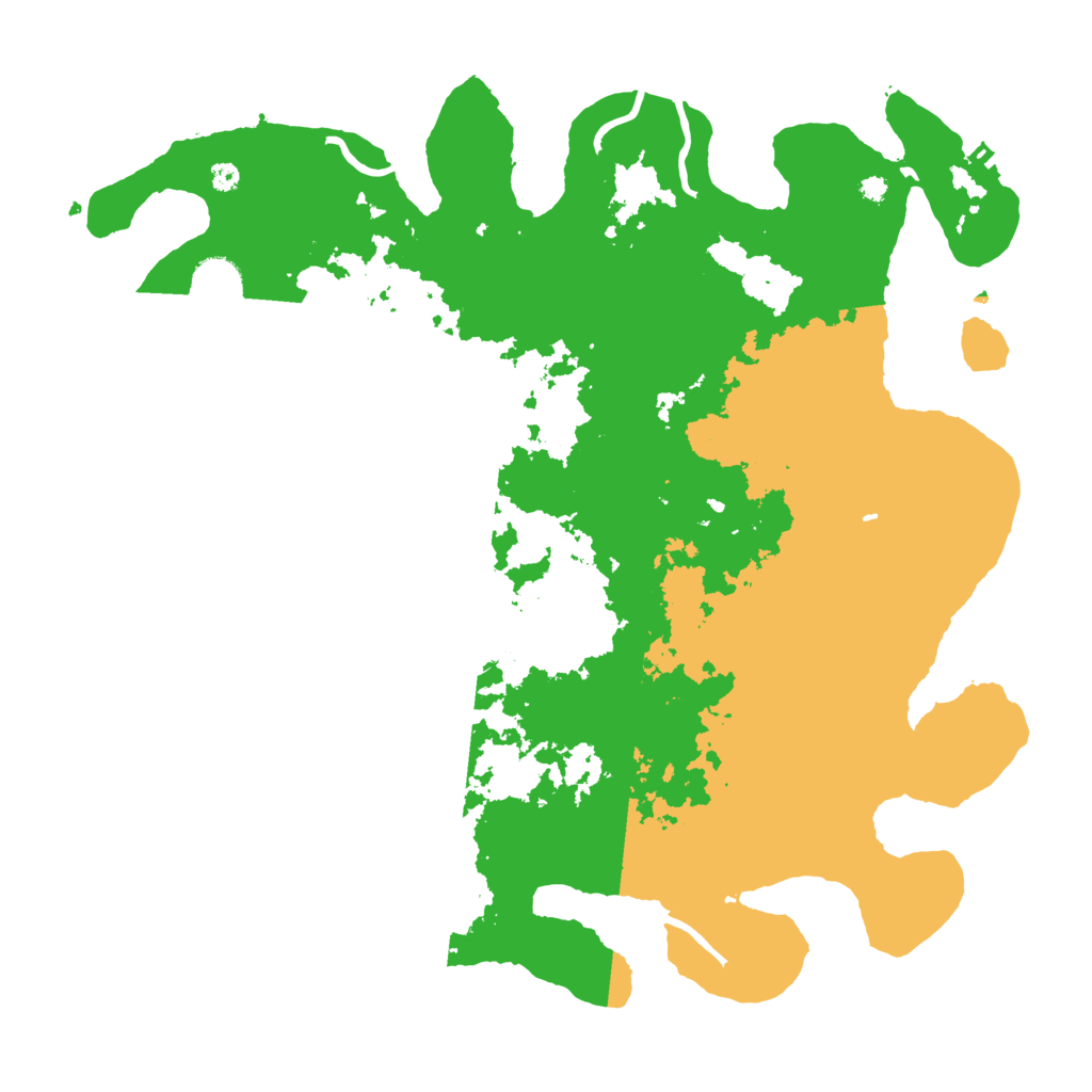Biome Rust Map: Procedural Map, Size: 3900, Seed: 60198051
