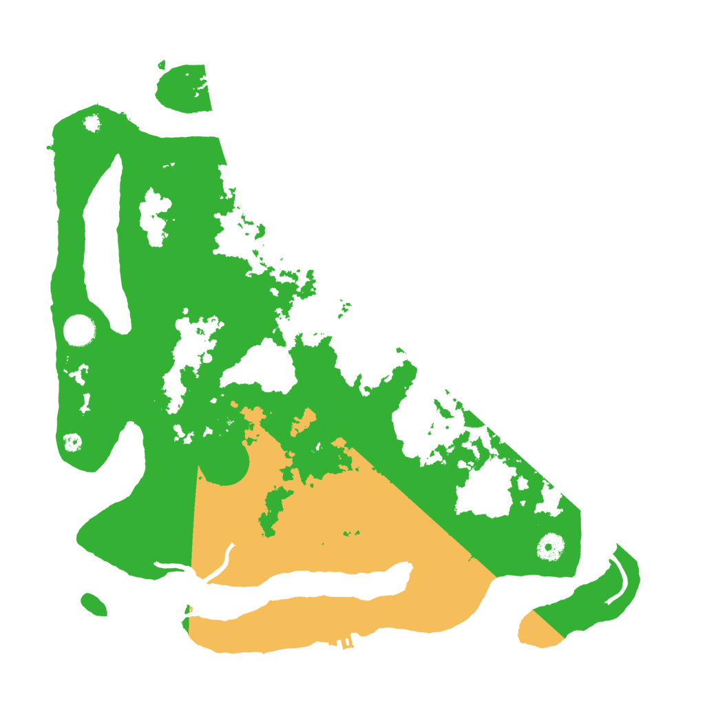 Biome Rust Map: Procedural Map, Size: 3900, Seed: 58006396