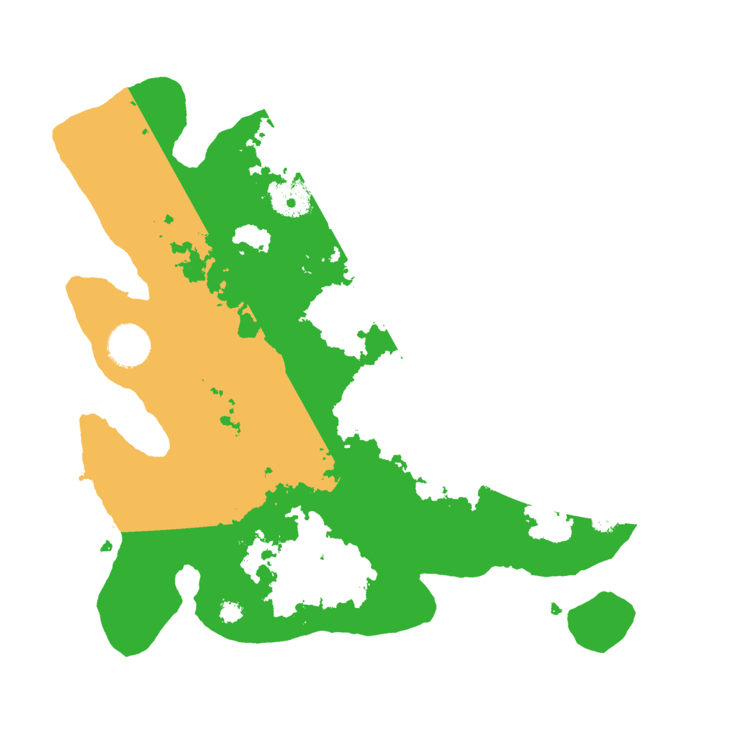 Biome Rust Map: Procedural Map, Size: 3000, Seed: 68569