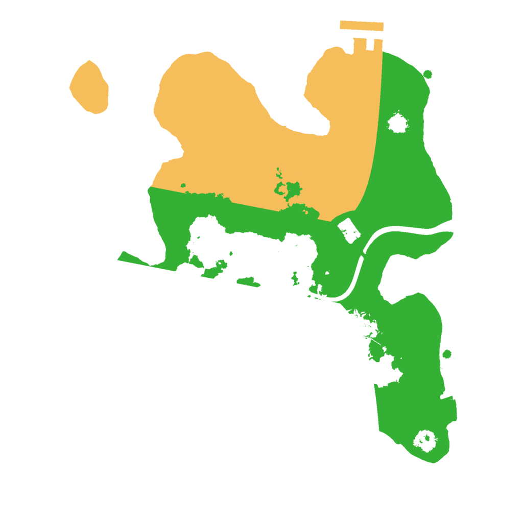 Biome Rust Map: Procedural Map, Size: 2430, Seed: 6738