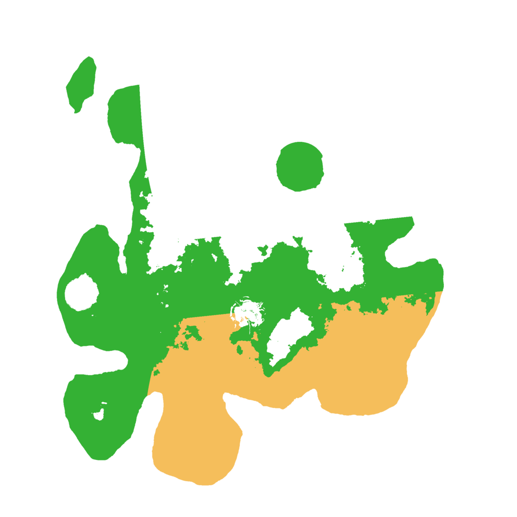 Biome Rust Map: Barren, Size: 3000, Seed: 6486758