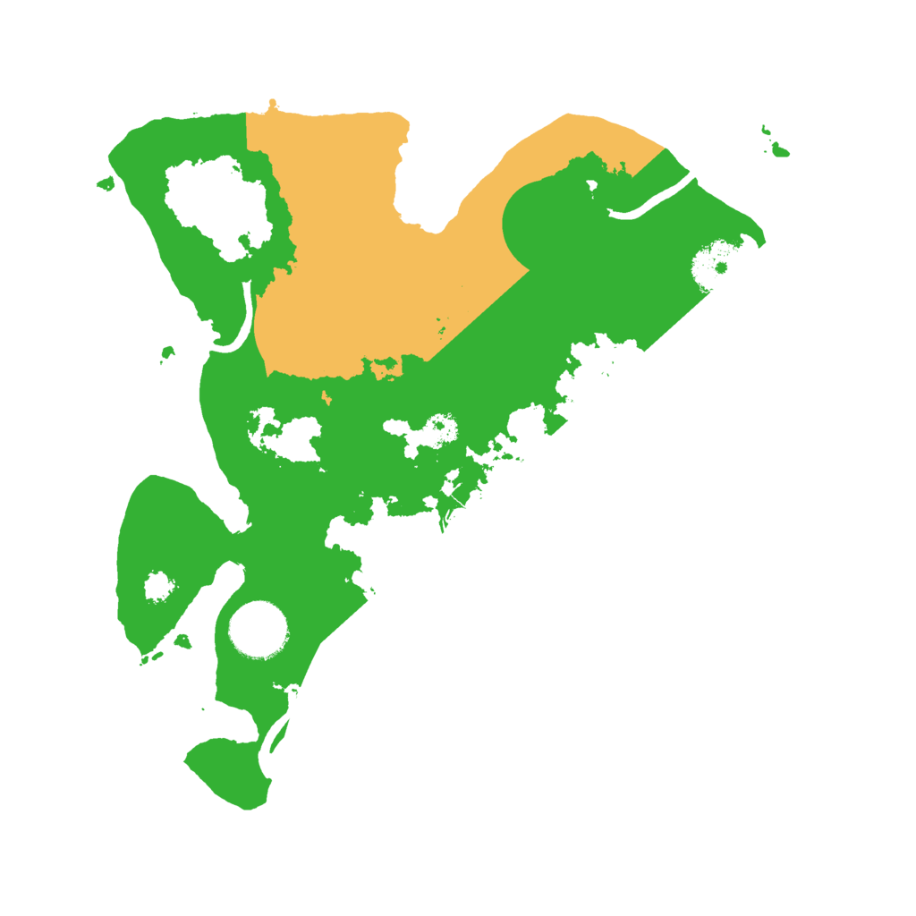 Biome Rust Map: Procedural Map, Size: 2800, Seed: 1013792