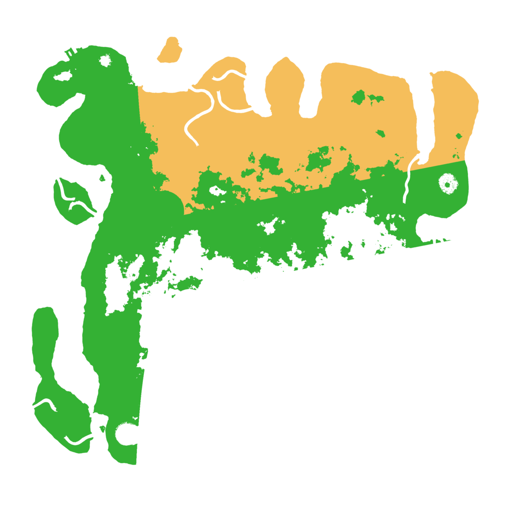 Biome Rust Map: Procedural Map, Size: 3950, Seed: 77270912