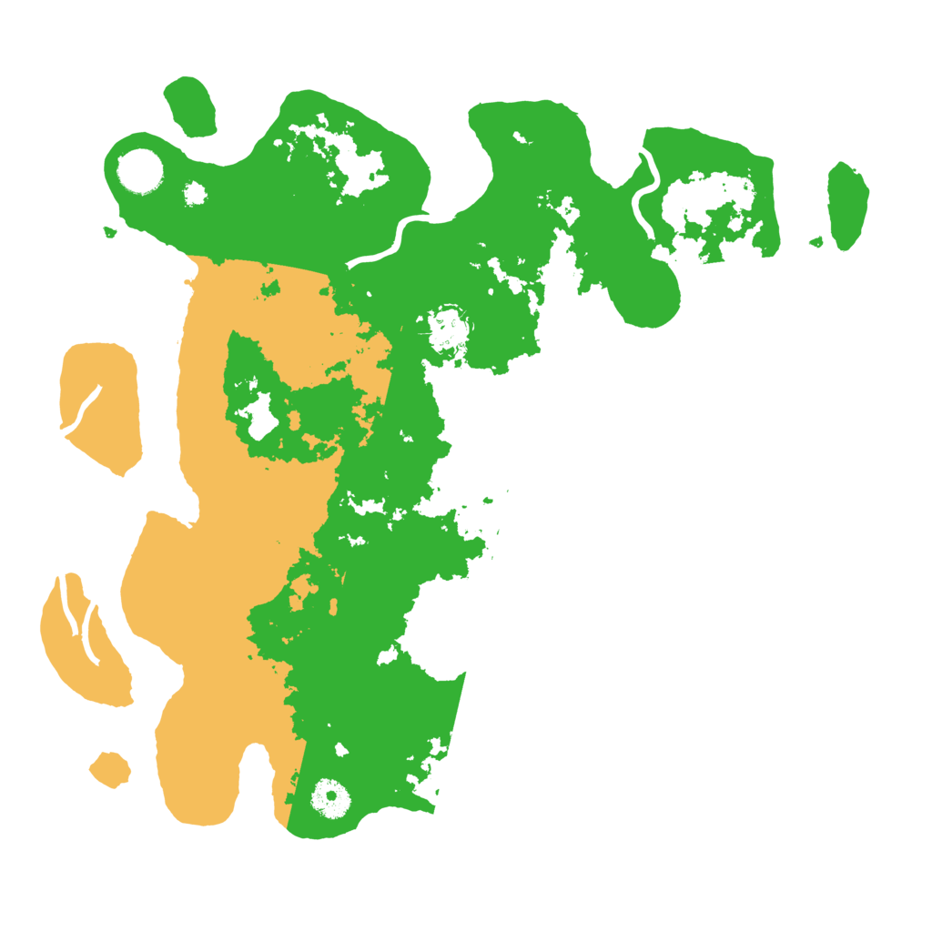 Biome Rust Map: Procedural Map, Size: 3650, Seed: 27958652