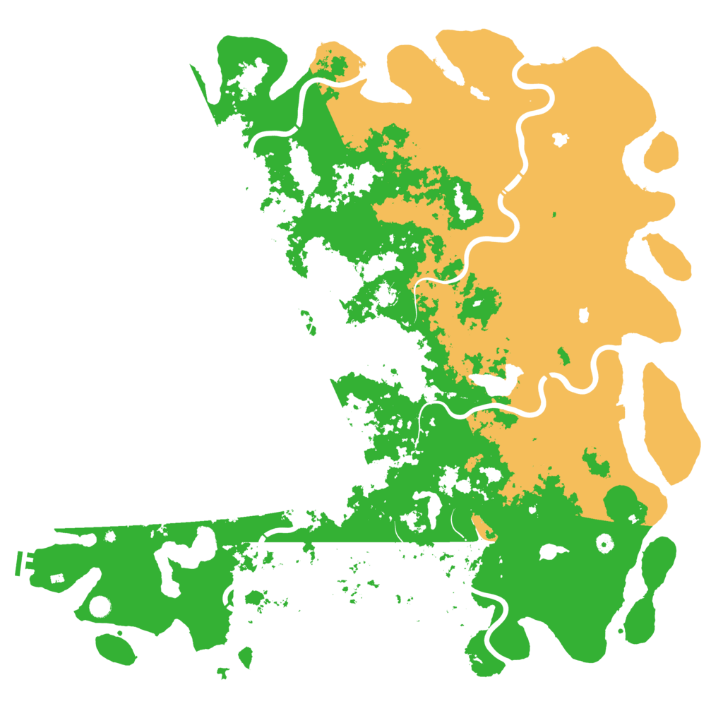 Biome Rust Map: Procedural Map, Size: 5900, Seed: 836429099