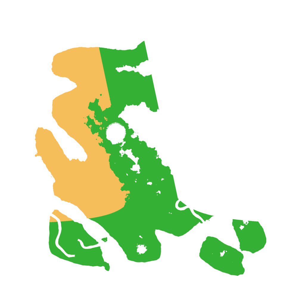 Biome Rust Map: Procedural Map, Size: 2800, Seed: 59333930