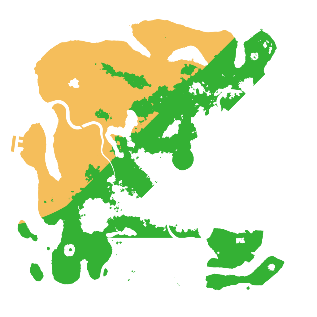 Biome Rust Map: Procedural Map, Size: 4000, Seed: 300000