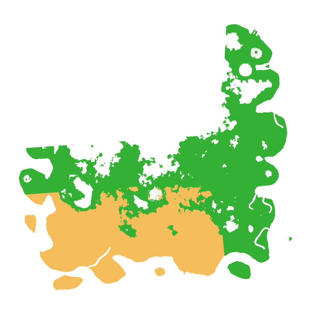 Biome Rust Map: Procedural Map, Size: 4200, Seed: 386630304