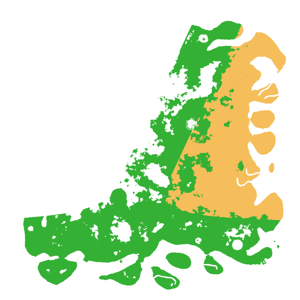 Biome Rust Map: Procedural Map, Size: 5000, Seed: 1333571650