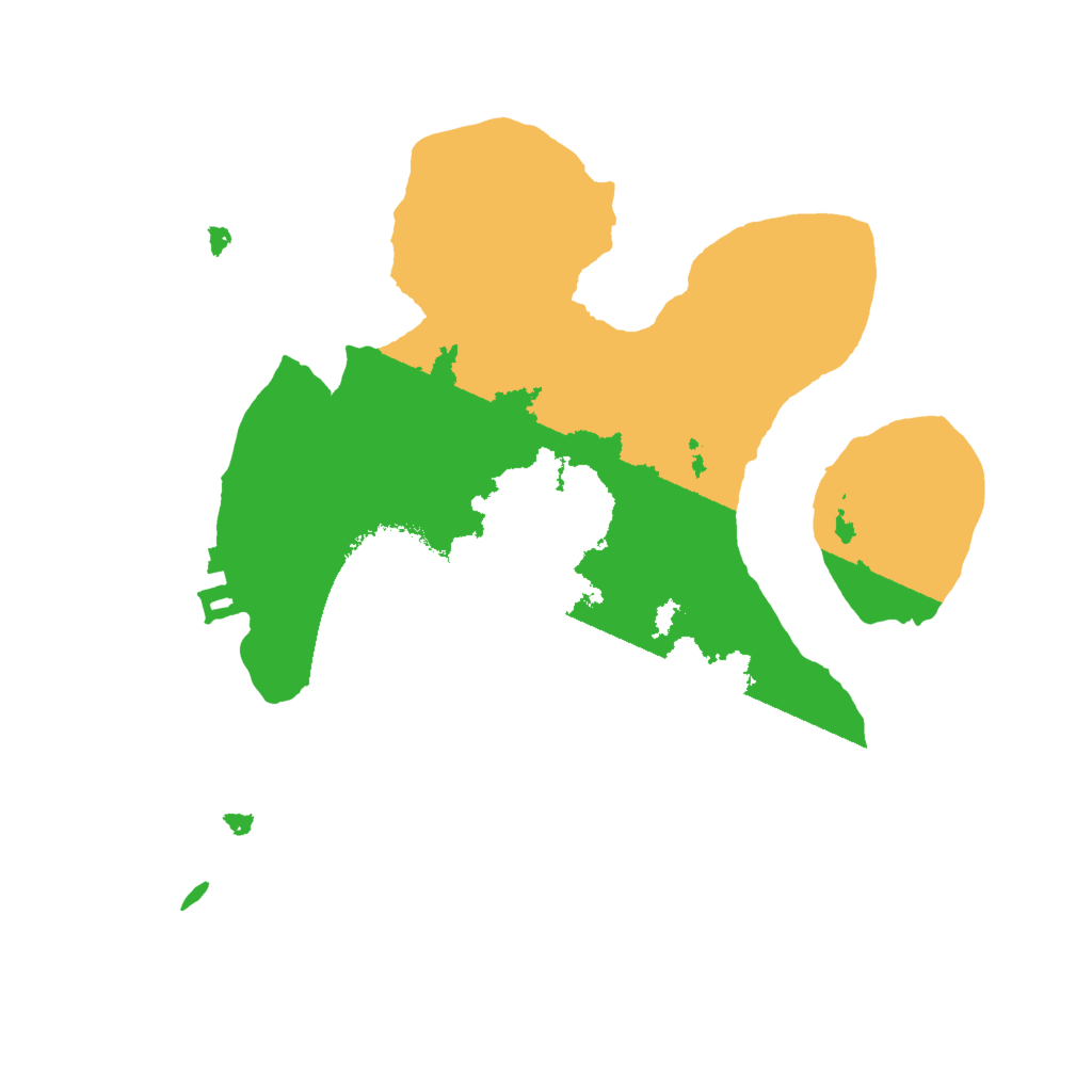 Biome Rust Map: Procedural Map, Size: 2000, Seed: 998208646