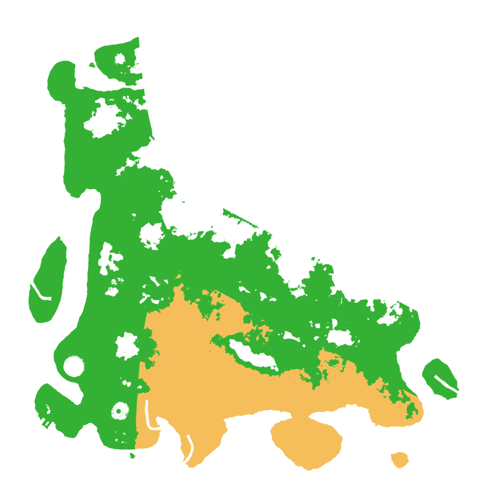 Biome Rust Map: Procedural Map, Size: 4300, Seed: 23800064