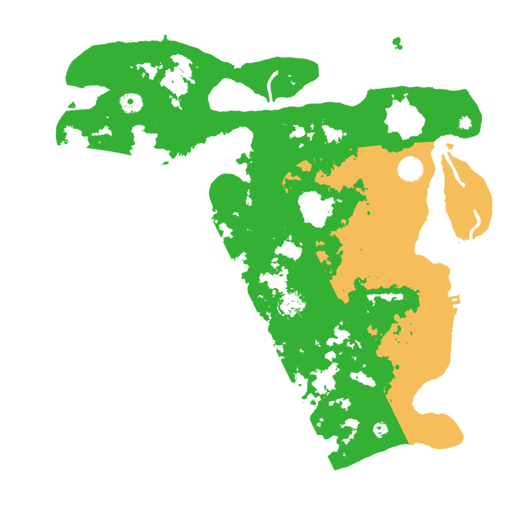 Biome Rust Map: Procedural Map, Size: 3650, Seed: 65080787