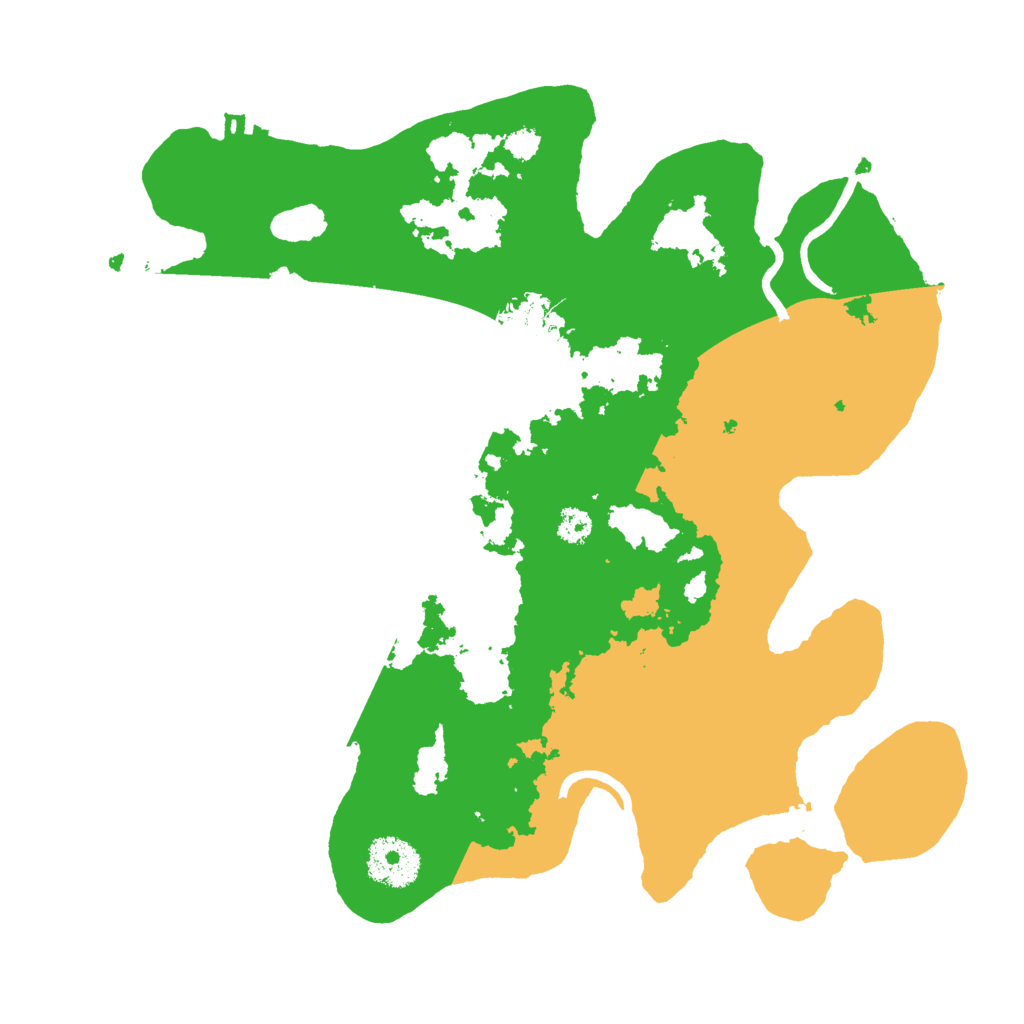 Biome Rust Map: Procedural Map, Size: 3000, Seed: 461495596