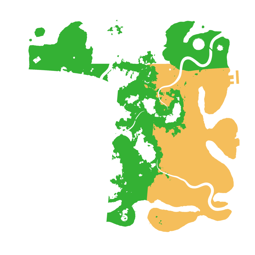 Biome Rust Map: Procedural Map, Size: 3850, Seed: 77977301