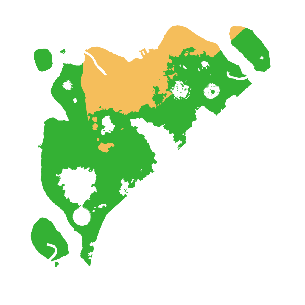 Biome Rust Map: Procedural Map, Size: 3000, Seed: 98595408