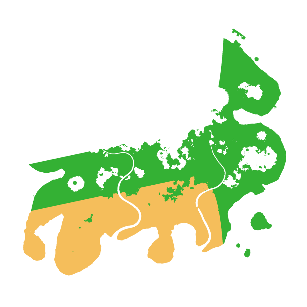 Biome Rust Map: Procedural Map, Size: 3000, Seed: 7592846