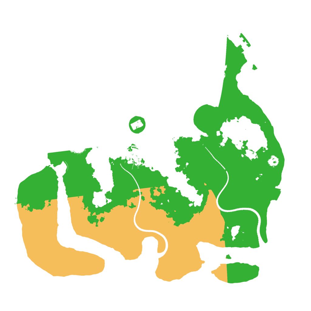 Biome Rust Map: Procedural Map, Size: 3000, Seed: 178998376