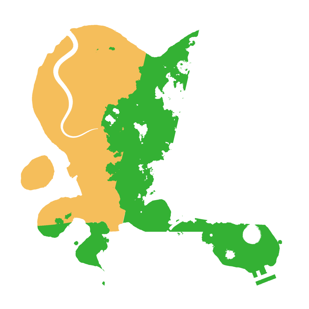 Biome Rust Map: Procedural Map, Size: 3000, Seed: 410390753