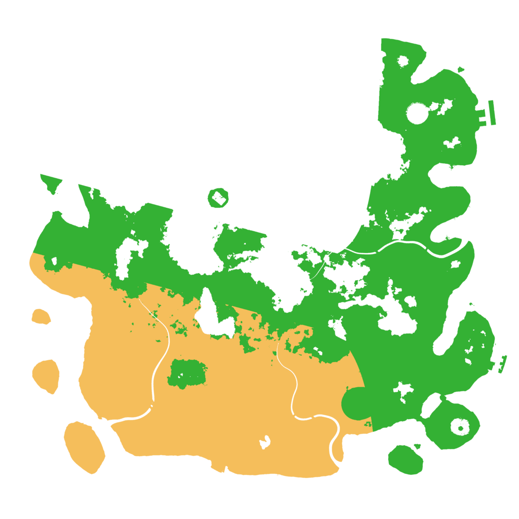 Biome Rust Map: Procedural Map, Size: 4250, Seed: 1132458688