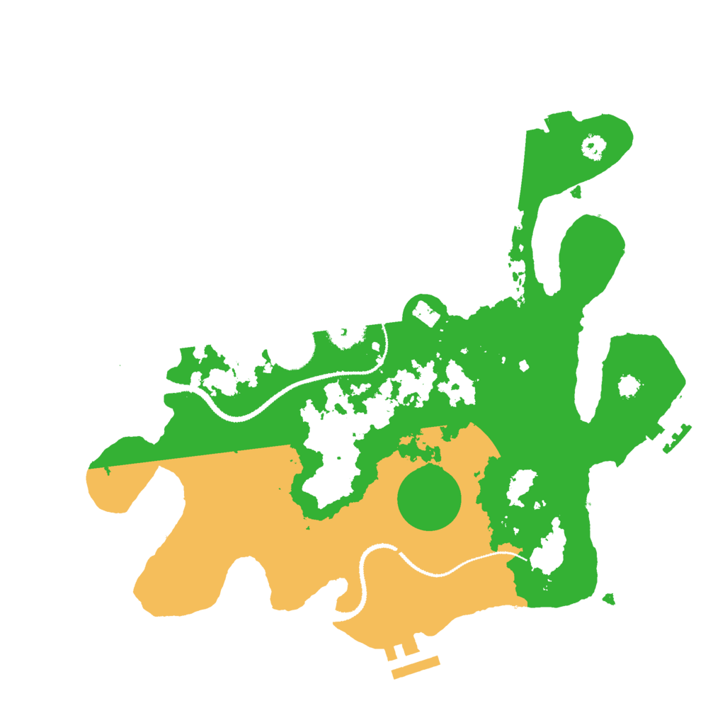 Biome Rust Map: Procedural Map, Size: 3000, Seed: 2007350206