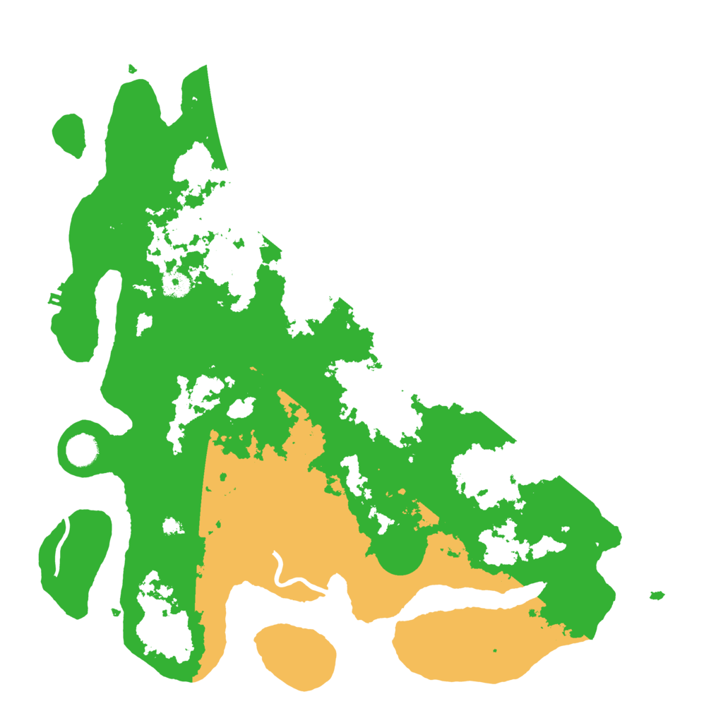 Biome Rust Map: Procedural Map, Size: 4000, Seed: 10351205
