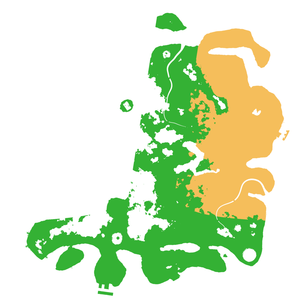 Biome Rust Map: Procedural Map, Size: 4000, Seed: 8439061