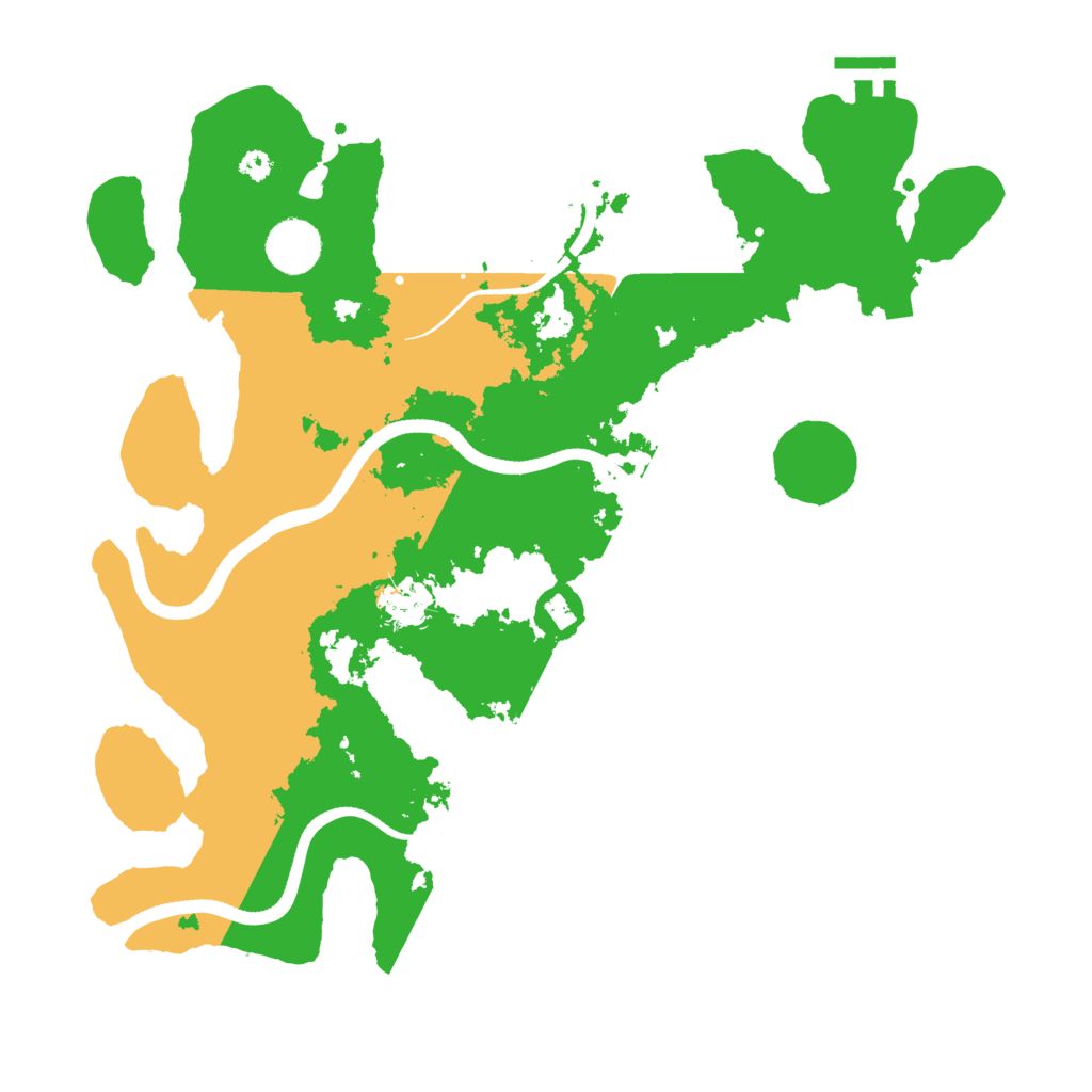 Biome Rust Map: Procedural Map, Size: 3600, Seed: 22406