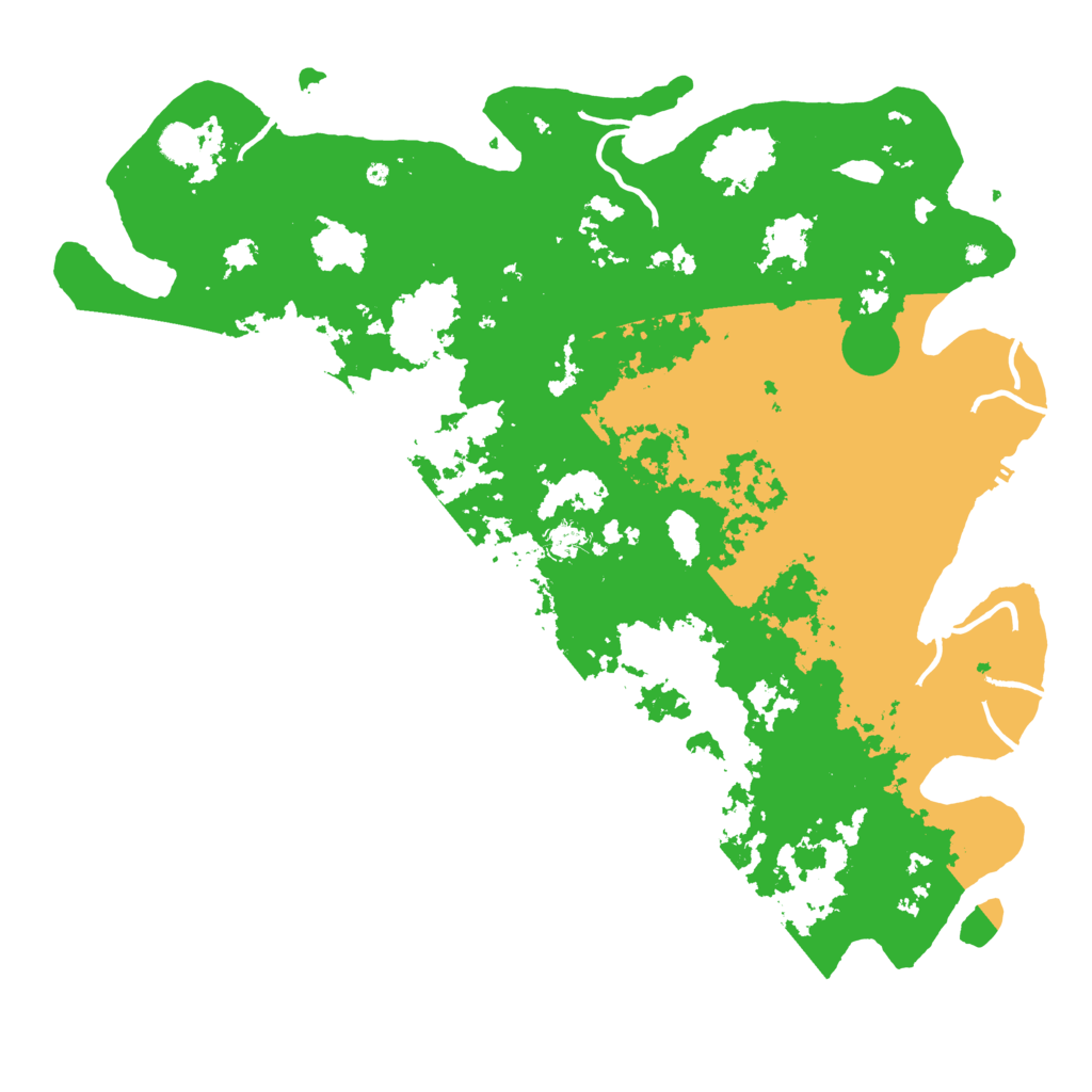 Biome Rust Map: Procedural Map, Size: 5000, Seed: 621060377
