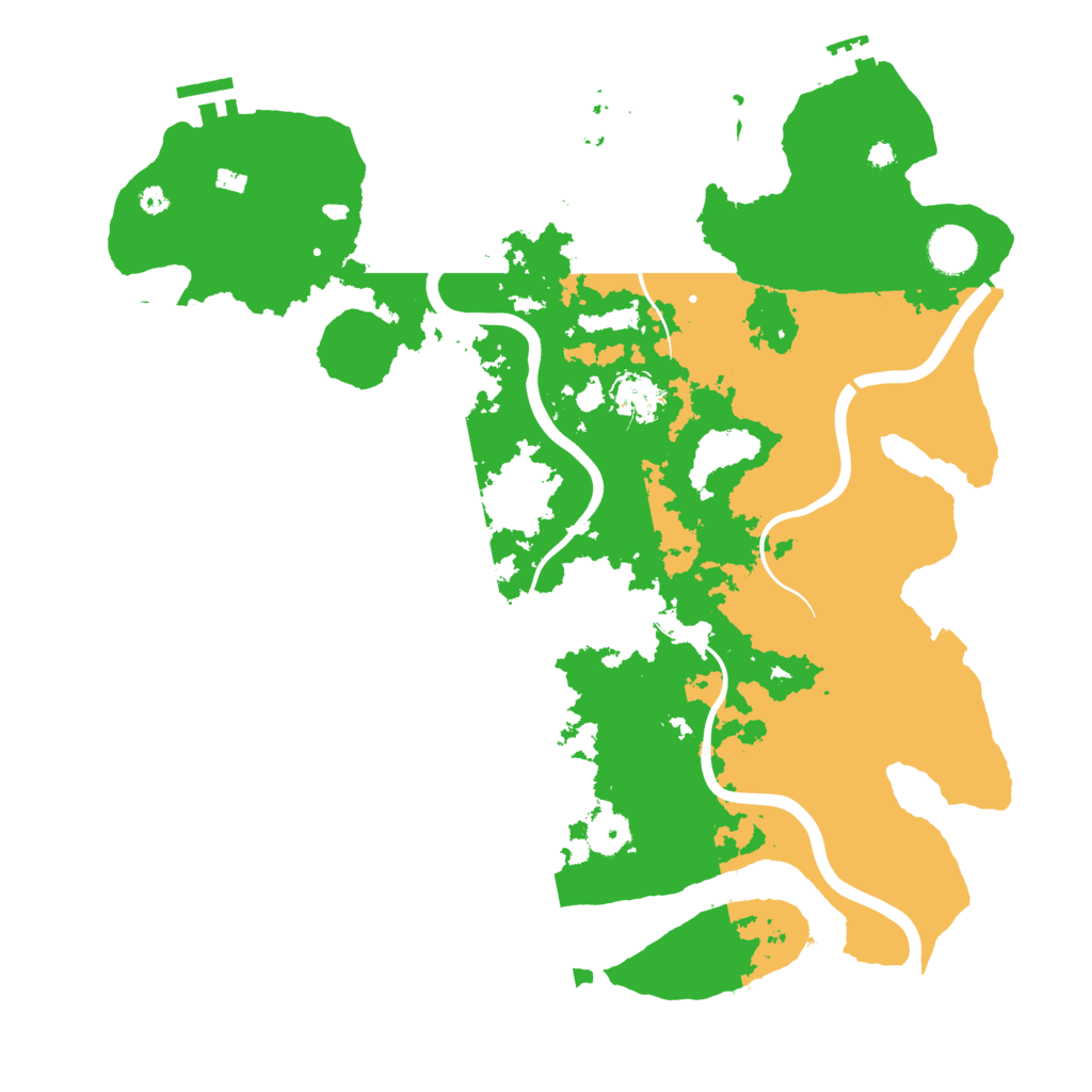 Biome Rust Map: Procedural Map, Size: 3900, Seed: 48657703