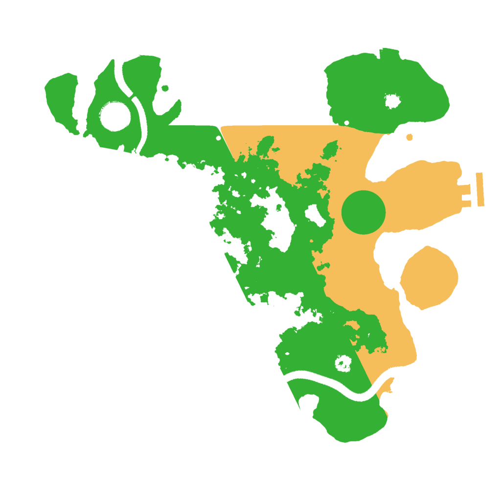 Biome Rust Map: Procedural Map, Size: 3000, Seed: 1632