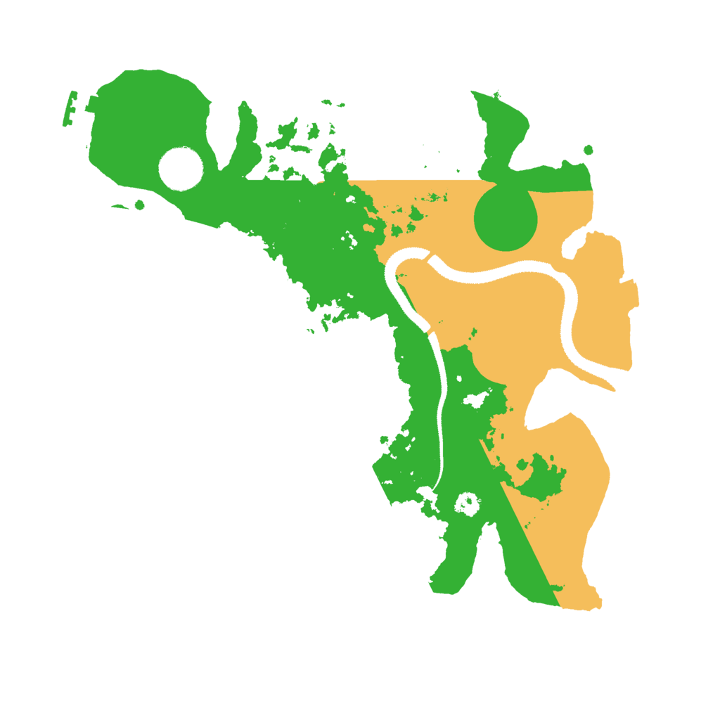 Biome Rust Map: Procedural Map, Size: 3000, Seed: 131525336