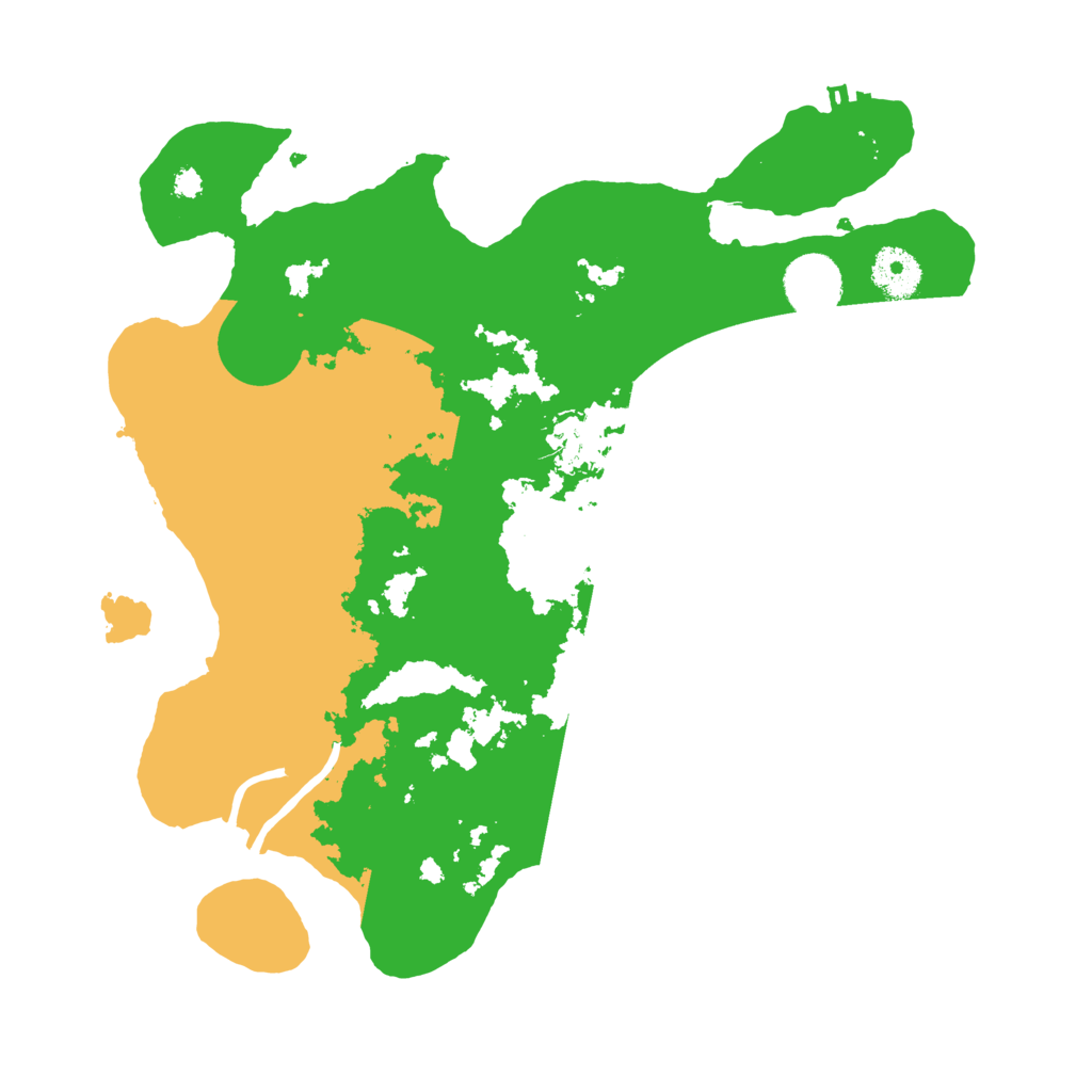 Biome Rust Map: Procedural Map, Size: 3400, Seed: 58508450