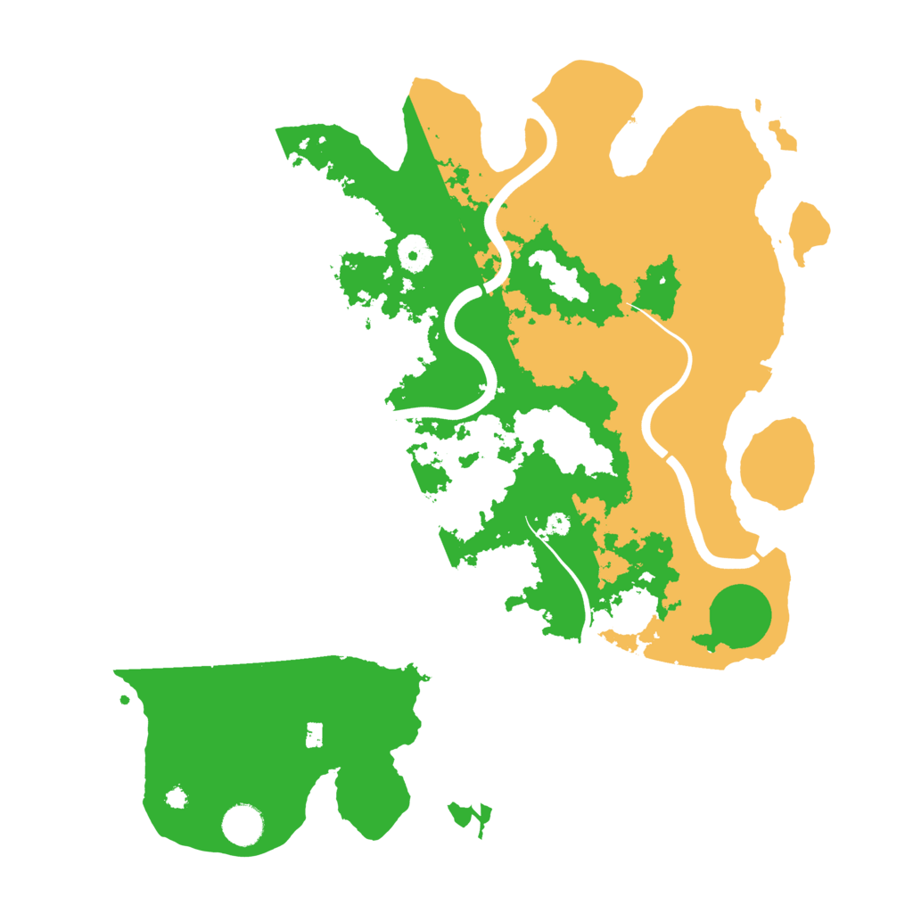 Biome Rust Map: Procedural Map, Size: 3900, Seed: 59283648