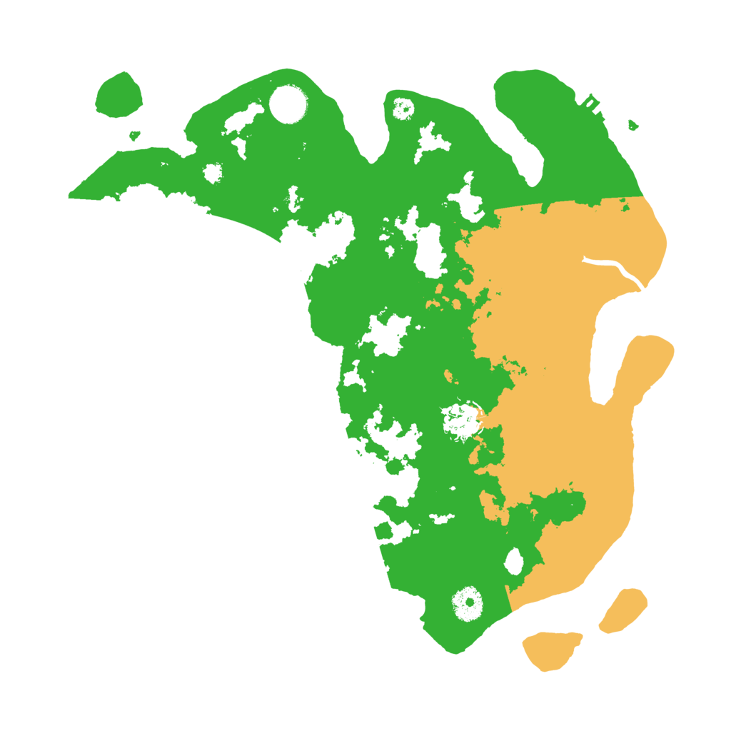 Biome Rust Map: Procedural Map, Size: 3400, Seed: 7203797