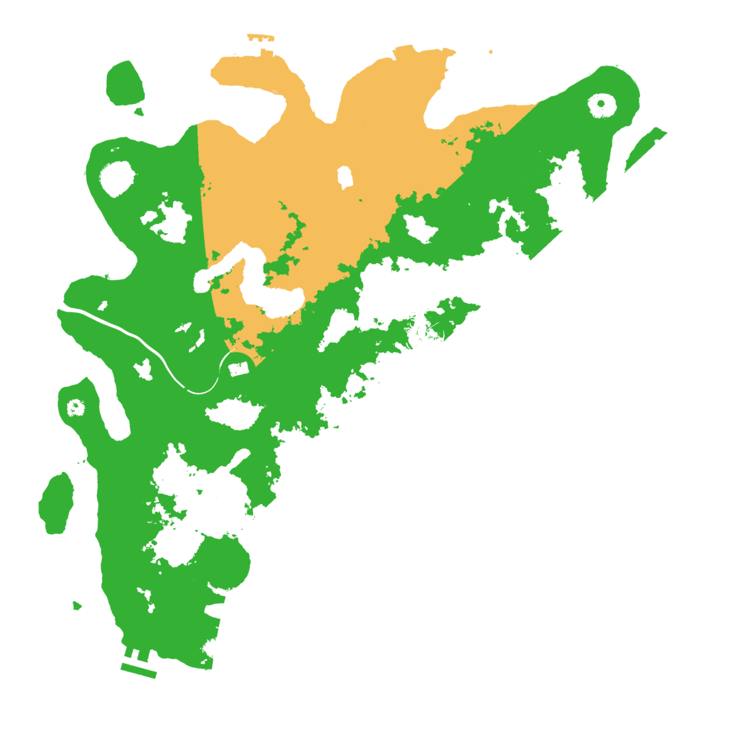 Biome Rust Map: Procedural Map, Size: 4100, Seed: 37753842