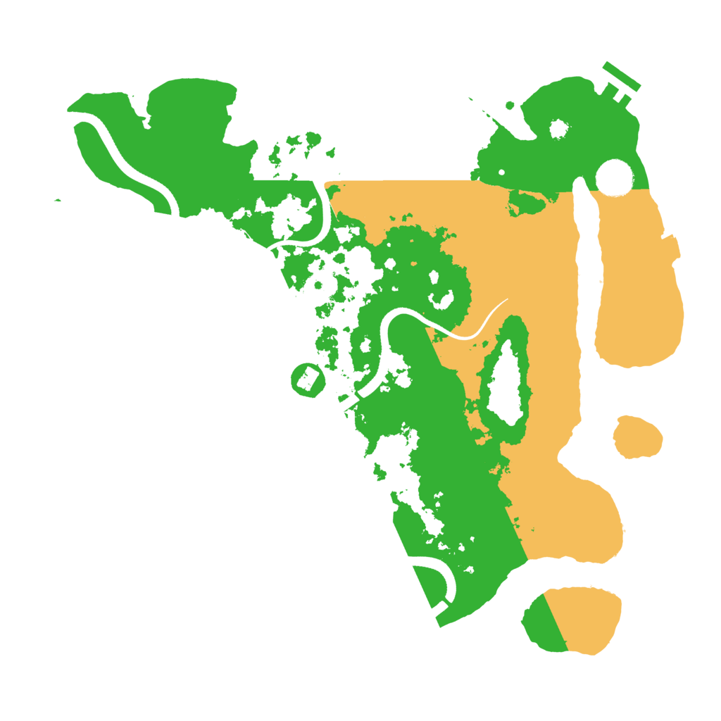 Biome Rust Map: Procedural Map, Size: 3450, Seed: 17419910