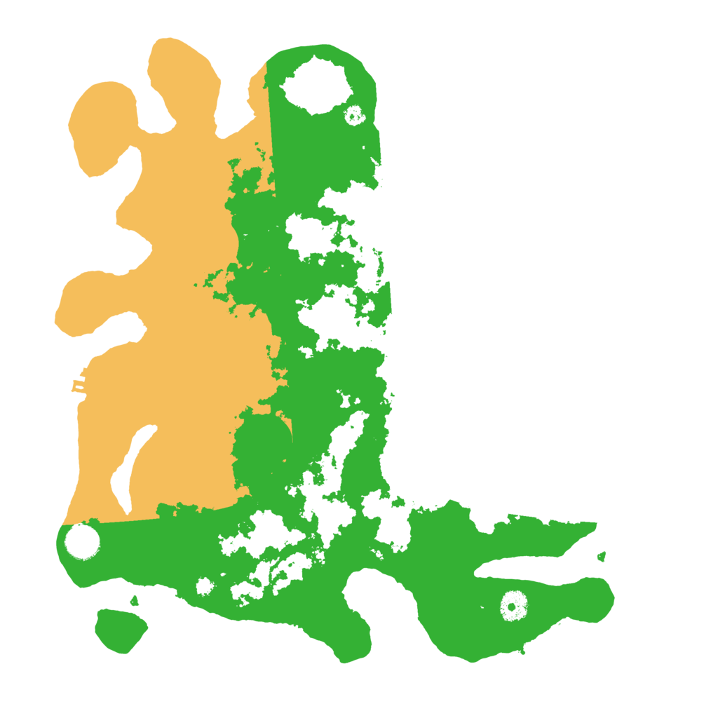 Biome Rust Map: Procedural Map, Size: 3700, Seed: 837506