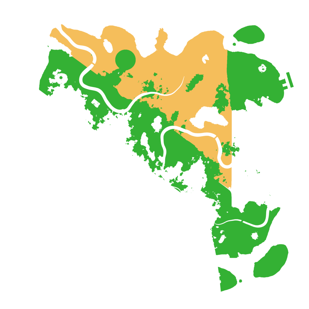 Biome Rust Map: Procedural Map, Size: 4000, Seed: 71249536