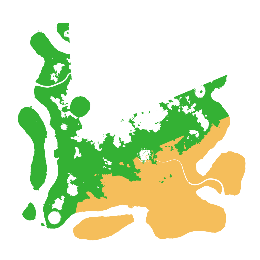 Biome Rust Map: Procedural Map, Size: 3600, Seed: 85075635