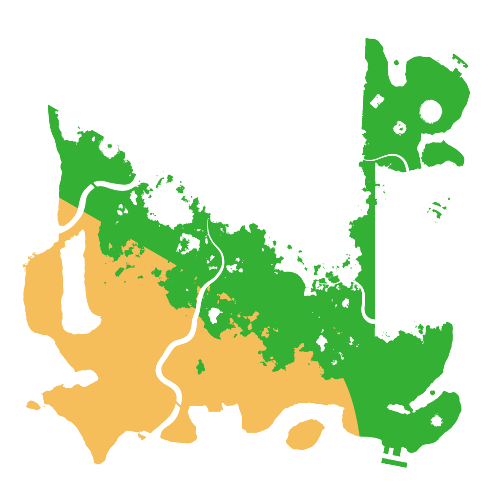 Biome Rust Map: Procedural Map, Size: 3950, Seed: 72205204