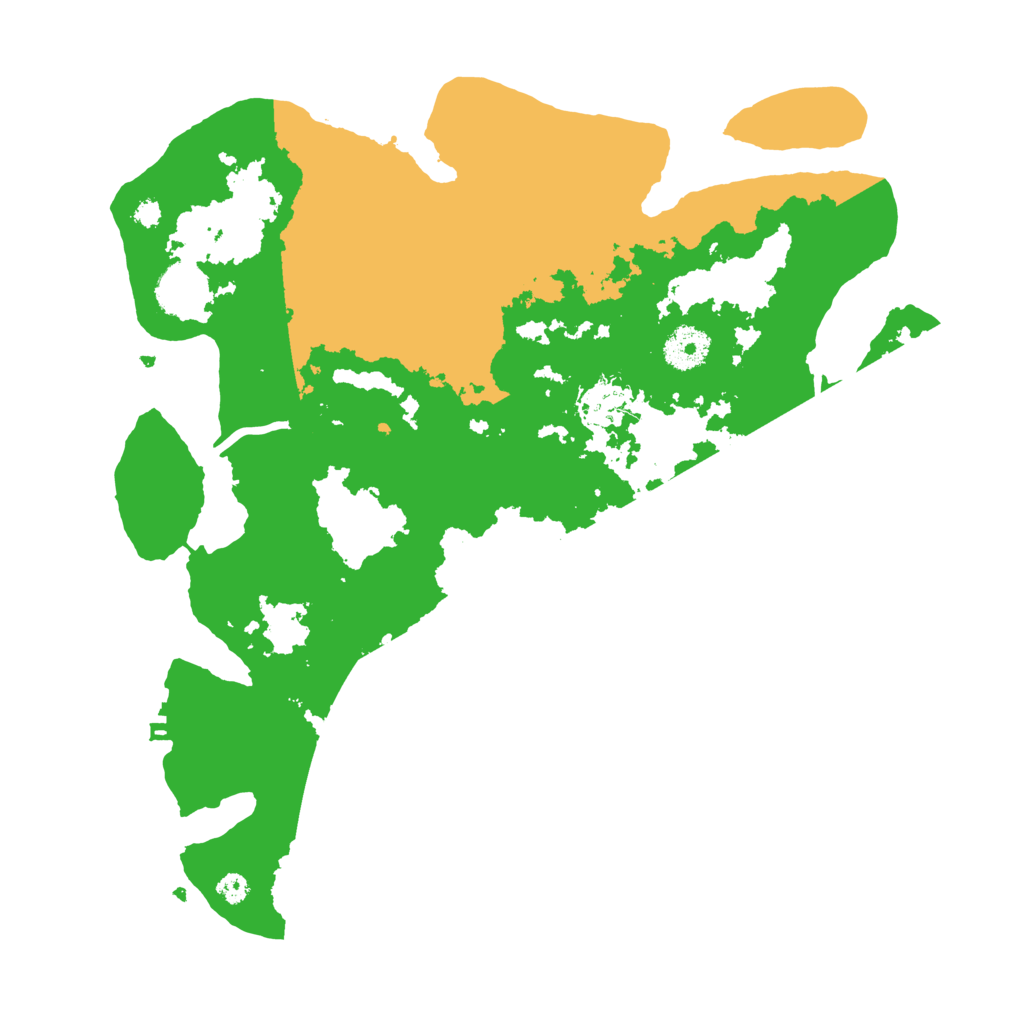 Biome Rust Map: Procedural Map, Size: 3500, Seed: 32970997