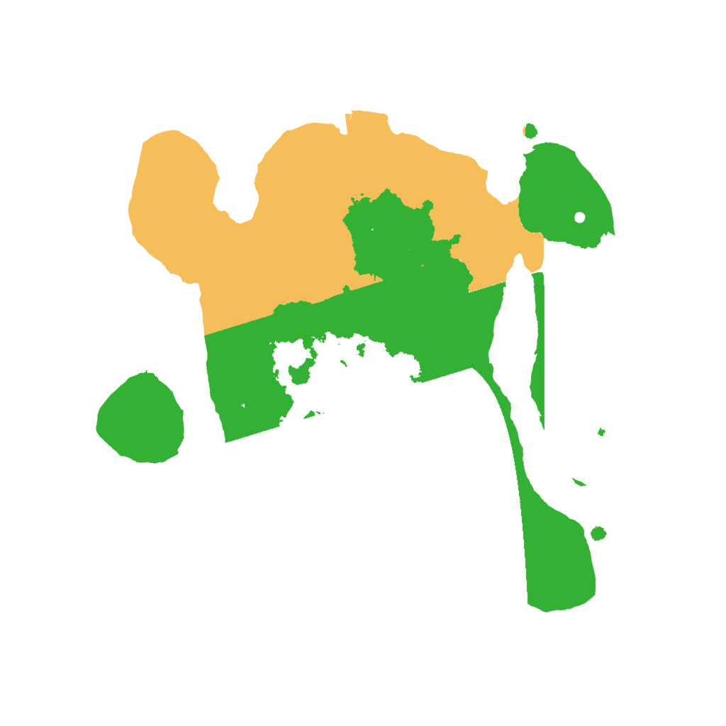 Biome Rust Map: Procedural Map, Size: 2000, Seed: 93289