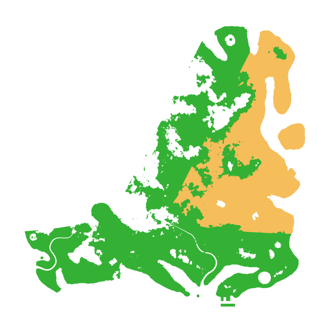 Biome Rust Map: Procedural Map, Size: 4500, Seed: 472062273