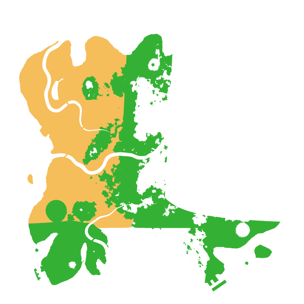 Biome Rust Map: Procedural Map, Size: 3800, Seed: 57186261
