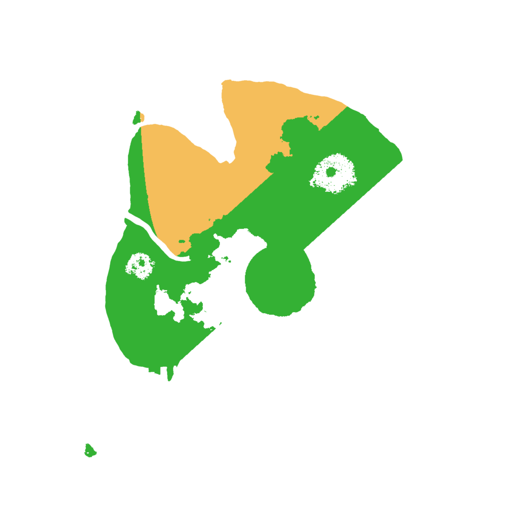 Biome Rust Map: Procedural Map, Size: 2000, Seed: 747054