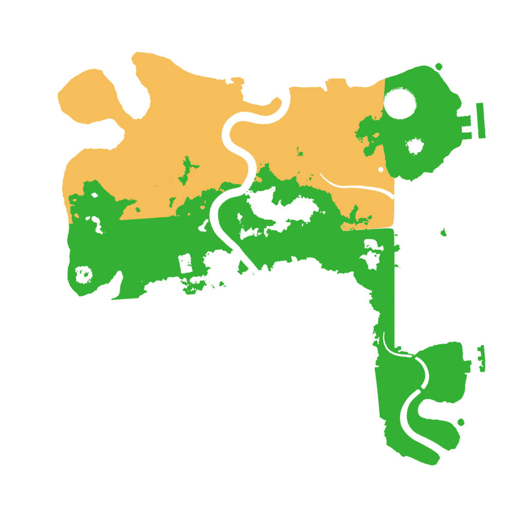Biome Rust Map: Procedural Map, Size: 3000, Seed: 12935
