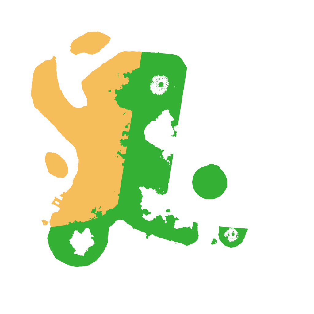 Biome Rust Map: Procedural Map, Size: 2500, Seed: 8493759