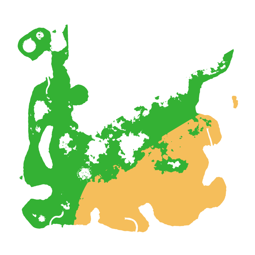 Biome Rust Map: Procedural Map, Size: 3500, Seed: 991669183