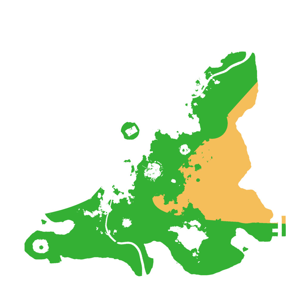 Biome Rust Map: Procedural Map, Size: 3000, Seed: 22643852
