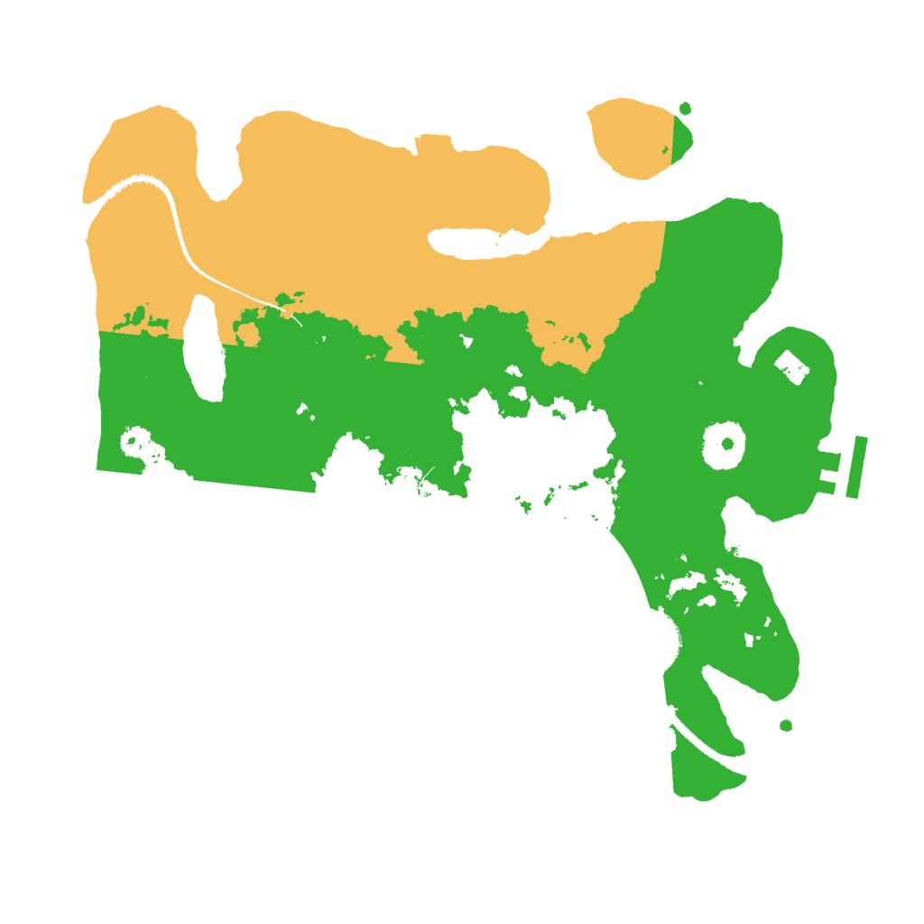 Biome Rust Map: Procedural Map, Size: 3000, Seed: 907